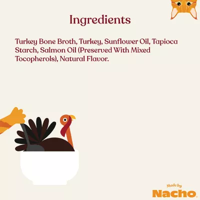 Product Made by Nacho Cat Homestyle Bone Broth Topper - Grain-Free, 2.5 Oz