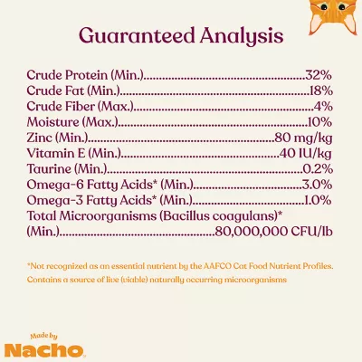 Product Made By Nacho™ Bone Broth Infused Adult Dry Cat Food - Natural, High Protein, Salmon & Pumpkin