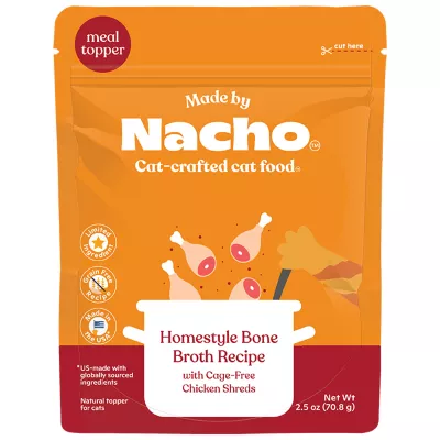 Product Made by Nacho Cat Homestyle Bone Broth Topper - Grain-Free, 2.5 Oz