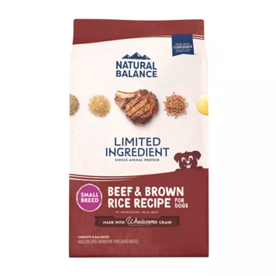Product Natural Balance Limited Ingredient Diet Small Breed Adult Dry Dog Food - Beef & Rice