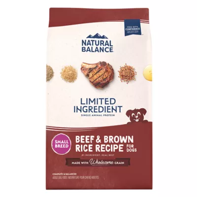 Product Natural Balance Limited Ingredient Diet Small Breed Adult Dry Dog Food - Beef & Rice