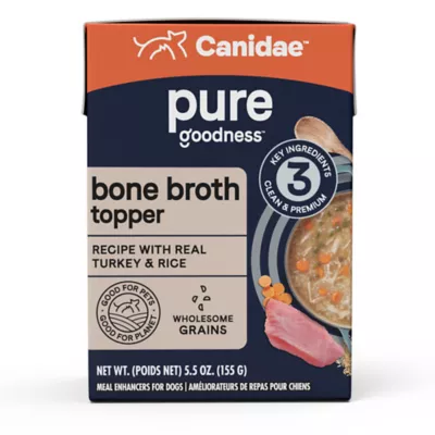 Product Canidae Pure Bone Broth All Life Stage Dog Food Topper - 5.5 Oz.