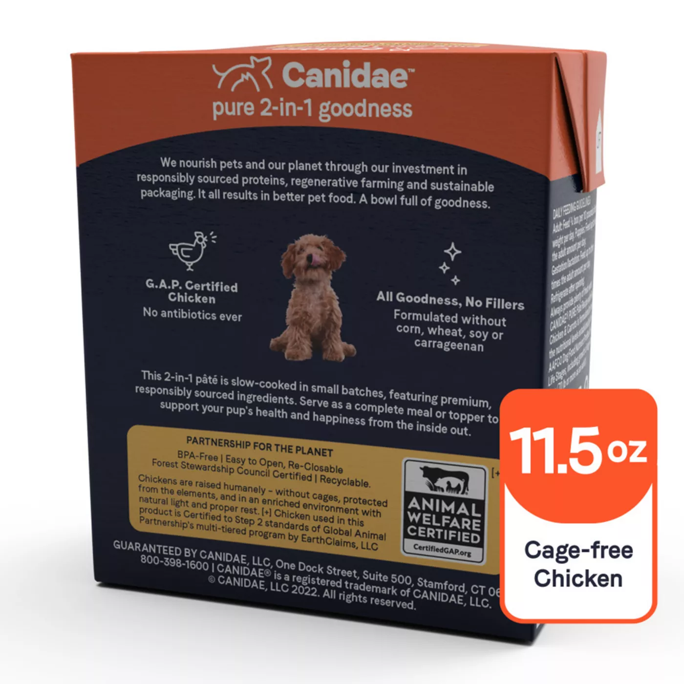 Product Canidae Pure 2-in-1 Goodness Pate All Life Stage Dog Wet Food - 11.5 Oz.