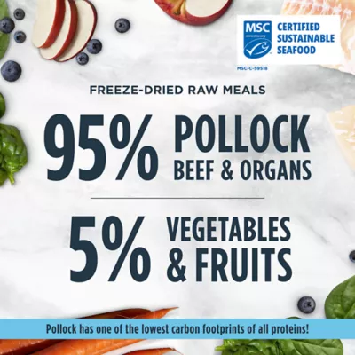 Product Instinct® Raw Meals Freeze-Dried Adult Cat Food - Grain Free, Pollock