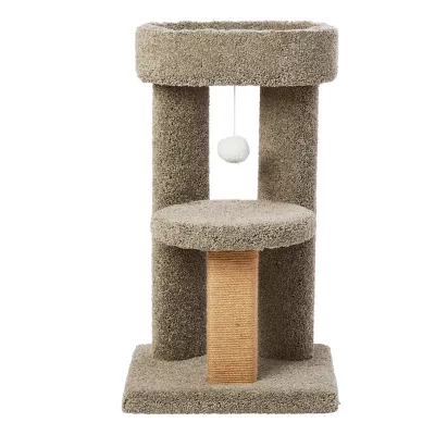 Product Whisker City® 30-in Oval Throne Short Cat Tower