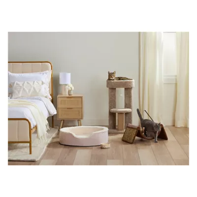 Product Whisker City® 30-in Oval Throne Short Cat Tower