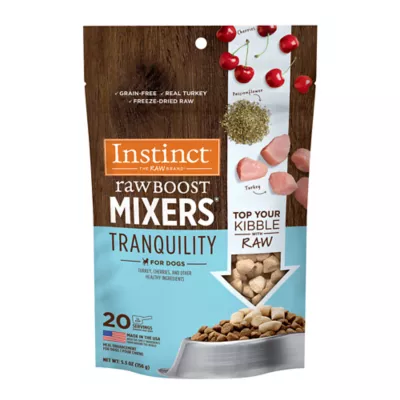 Instinct Raw Boost Mixers Tranquility Freeze Dried All Life Stages Dog Food Topper Raw Grain Free