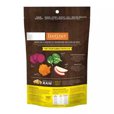 Product Instinct Raw Boost Mixers Healthy Energy Freeze-Dried All Life Stage Dog Food Topper - Grain Free