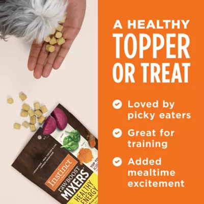 Product Instinct Raw Boost Mixers Healthy Energy Freeze-Dried All Life Stage Dog Food Topper - Grain Free