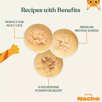 Product Made by Nacho Cat Homestyle Bone Broth Topper - Variety Pack, 12 ct