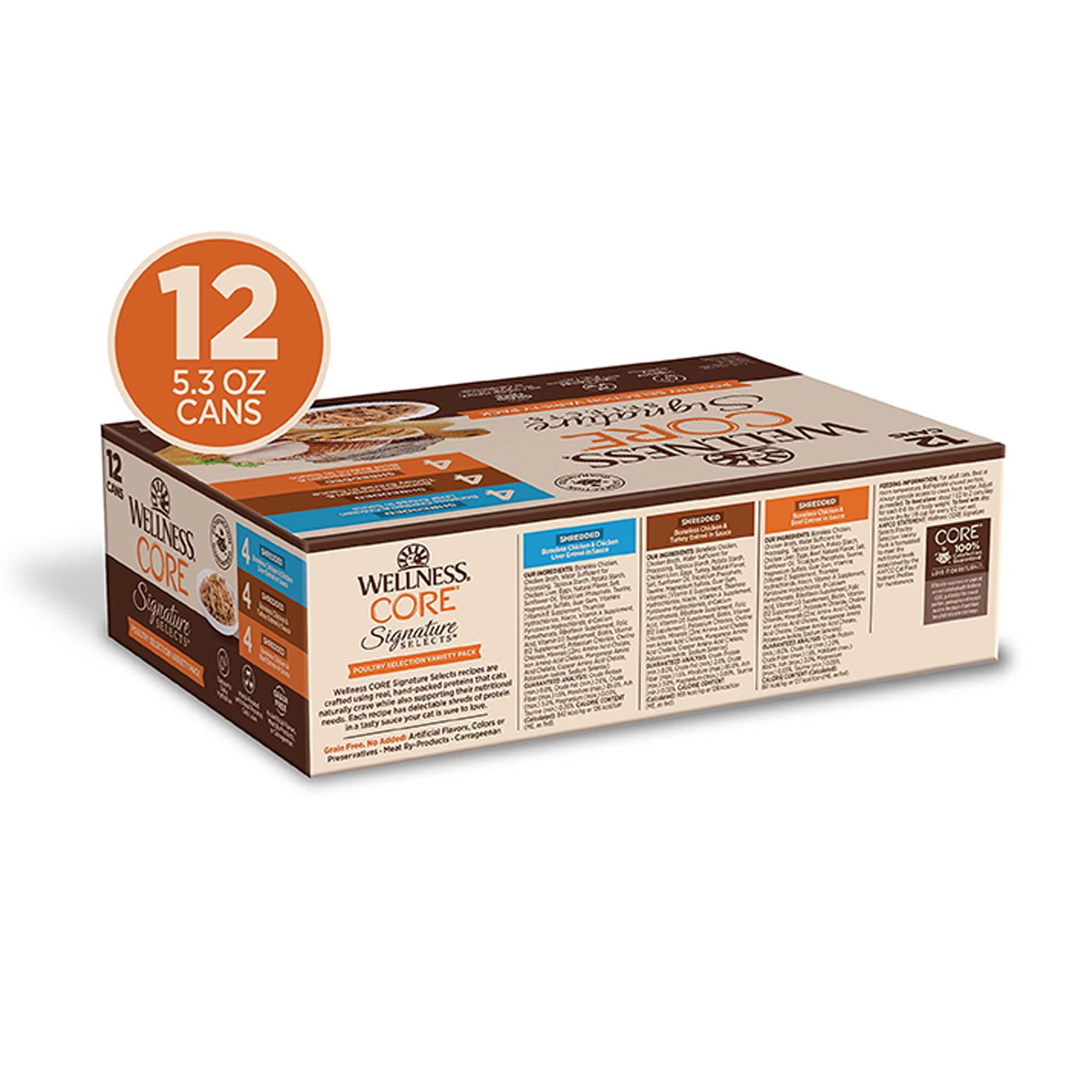 Wellness CORE Signature Selects Poultry Selection Variety Pack 12 ct.