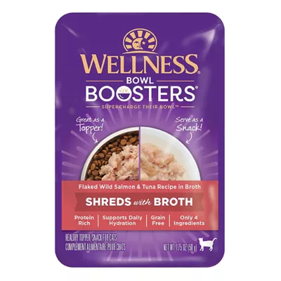 Product Wellness® Bowl Boosters Shreds with Broth Cat Food Topper - High Protein, Grain Free, 1.75 oz