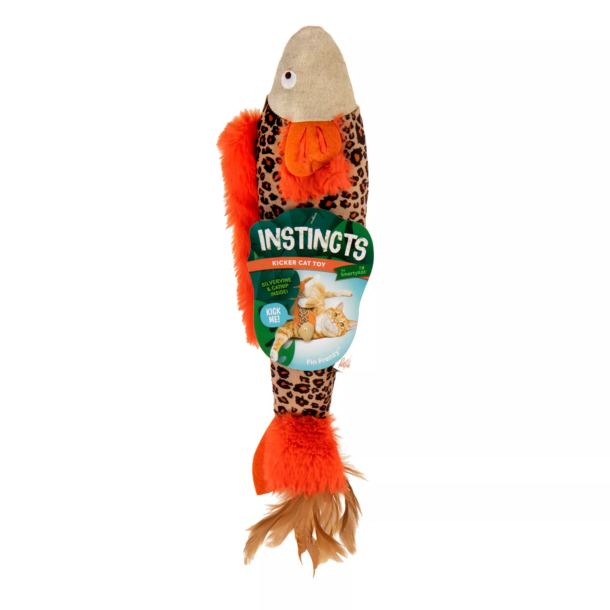 Instincts SmartyKat Fin Frenzy Kicker Cat Toy