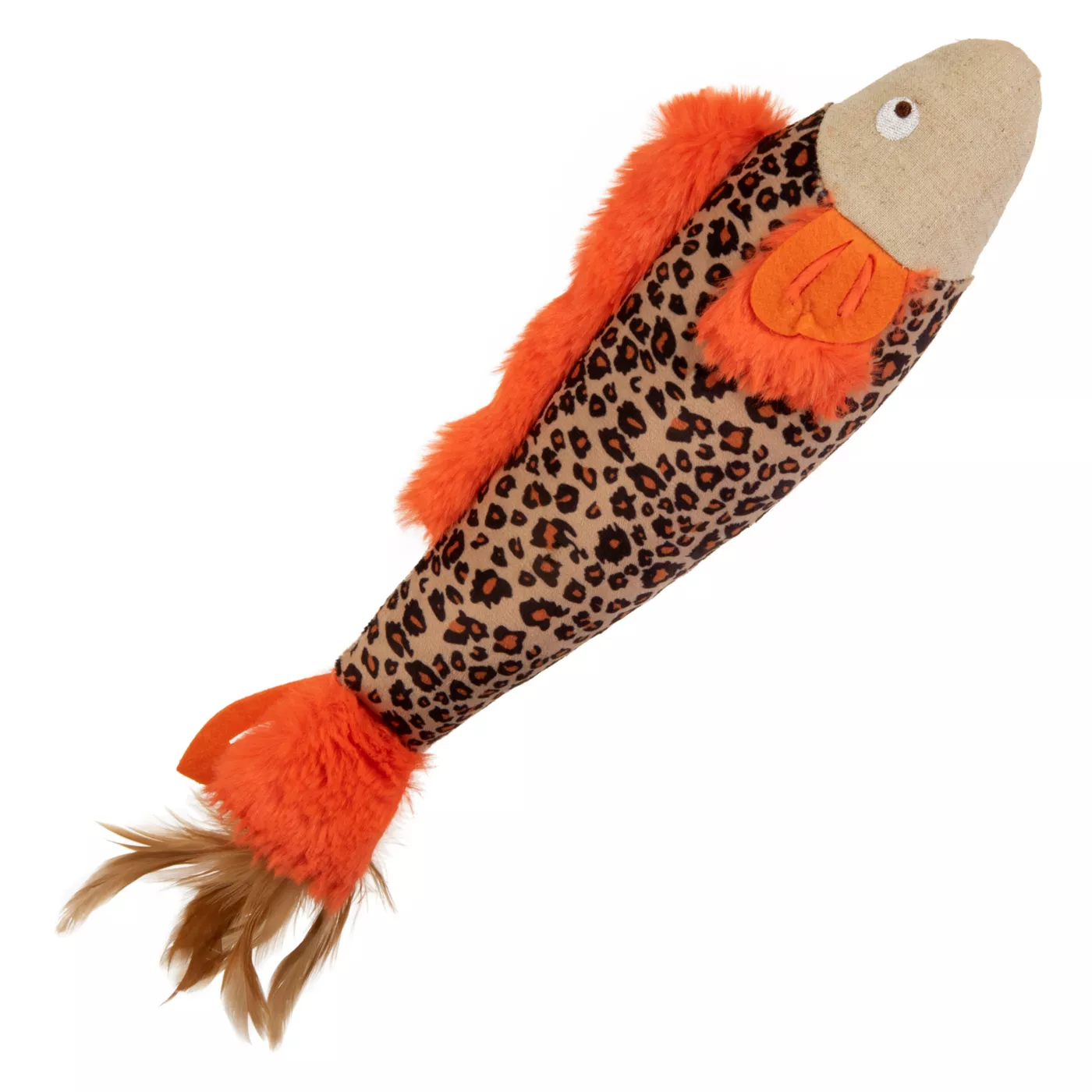 Fish cat shops toy catnip kicker