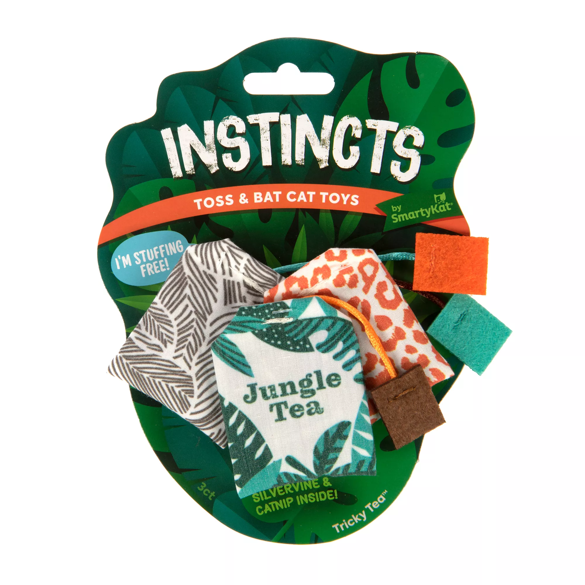 Instincts SmartyKat Tricky Tea Cat Toy - 3 Pack