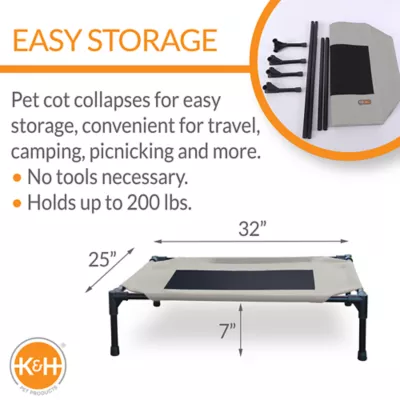 Product K&H Original Elevated Mesh Pet Cot Bed