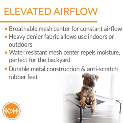 K&H Original Elevated Mesh Pet Cot Bed - Image 5