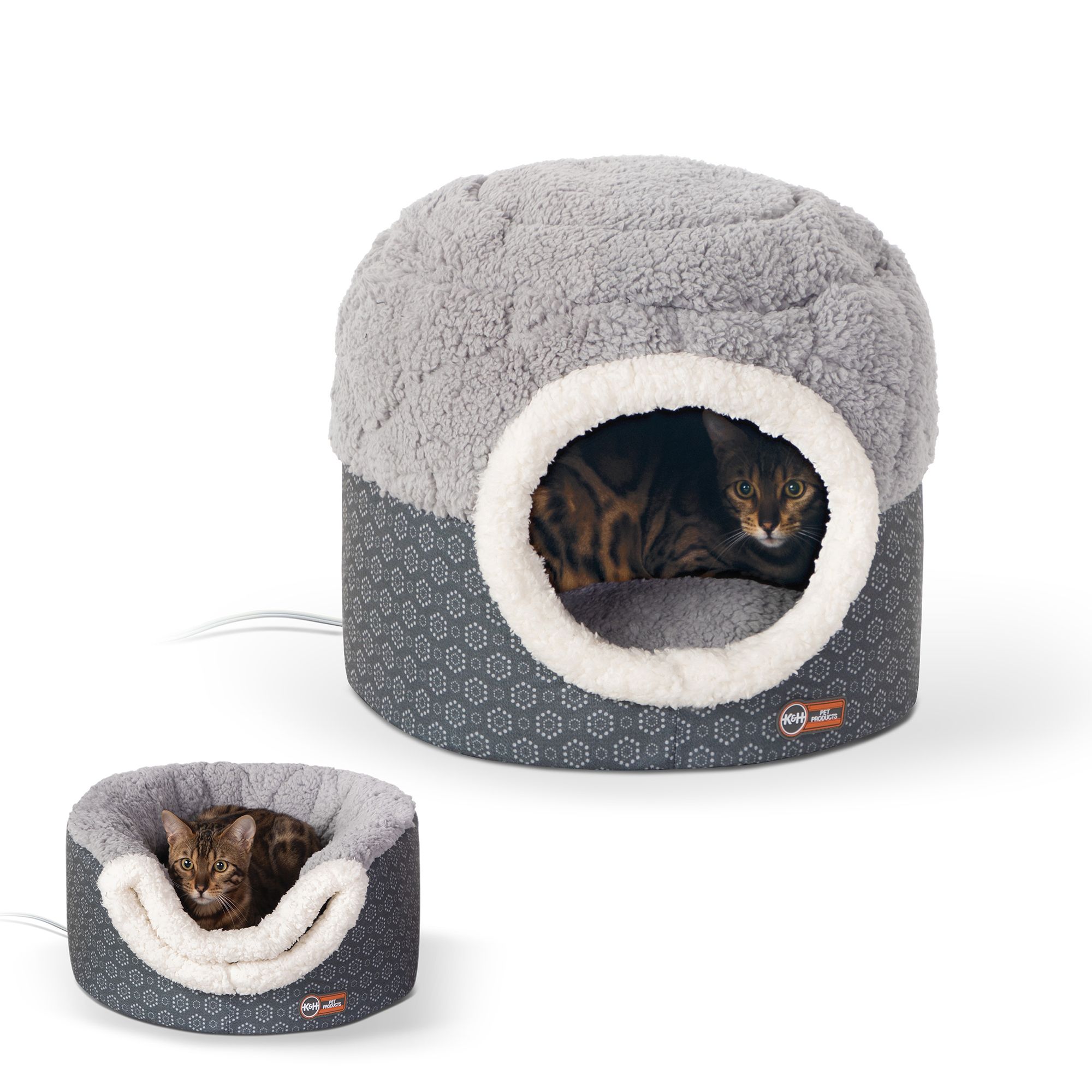 K&H ThermoPet Nest Electric Heated Cat Bed cat Heated Beds PetSmart