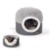 K&H Thermo-Pet Nest Electric Heated Cat Bed Gray 18" image thumbnail 1