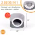 K&H Thermo-Pet Nest Electric Heated Cat Bed Gray 18" image thumbnail 2
