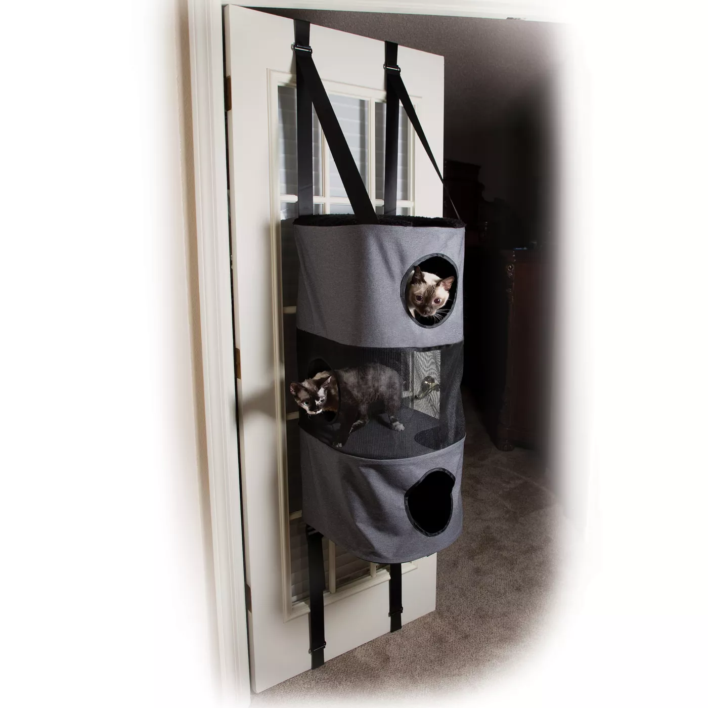 K H 65 in Hangin Cat Condo Gray