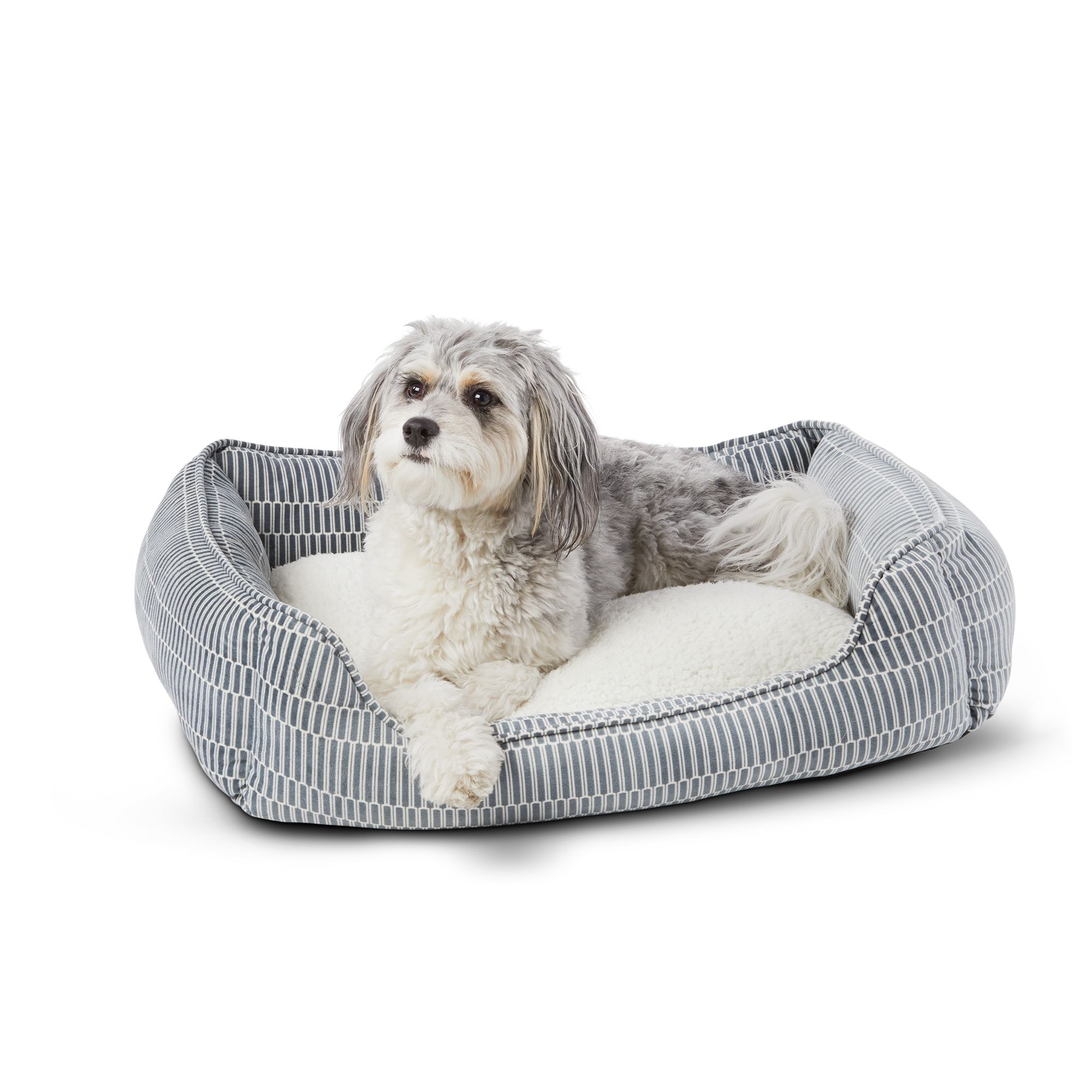 Top Paw Geo Cuddler Dog Bed