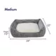 Product Top Paw® Geo Cuddler Dog Bed