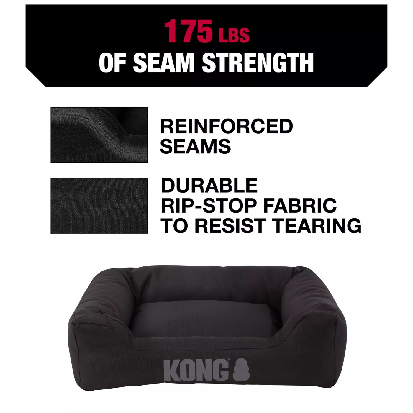 KONG 4 Sided Cuddler Dog Bed