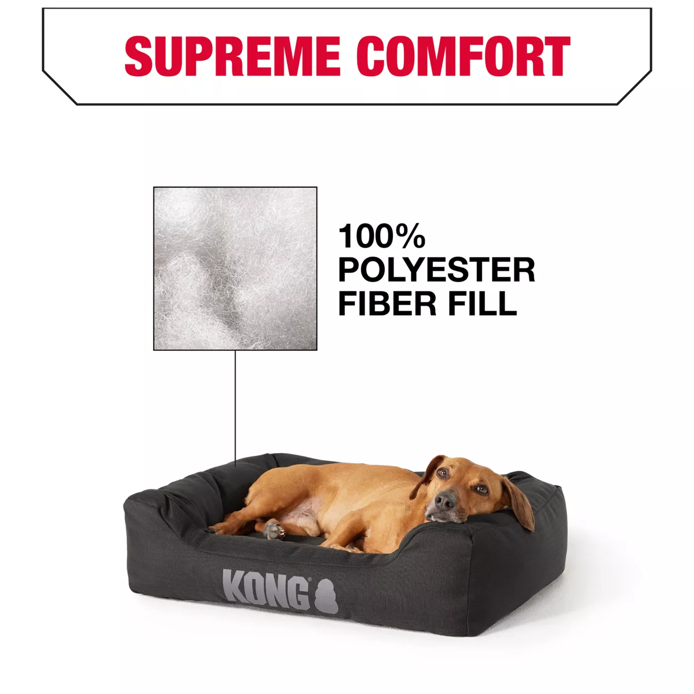 KONG 4 Sided Cuddler Dog Bed