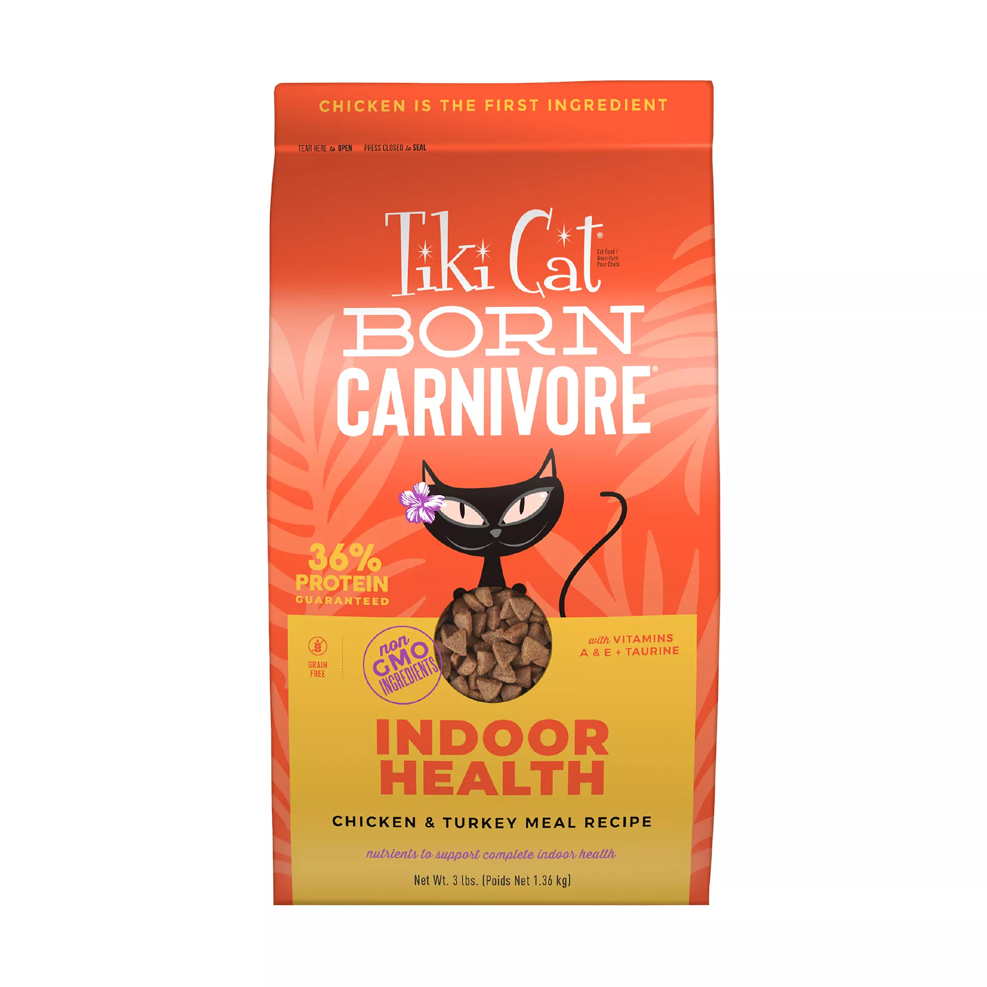 Tiki Cat® Born Carnivore® for Indoor Cat Food # Chicken & Turkey, Non-GMO