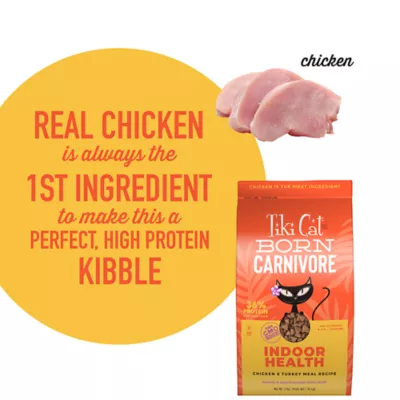 Product Tiki Cat® Born Carnivore® for Indoor Cat Food # Chicken & Turkey, Non-GMO