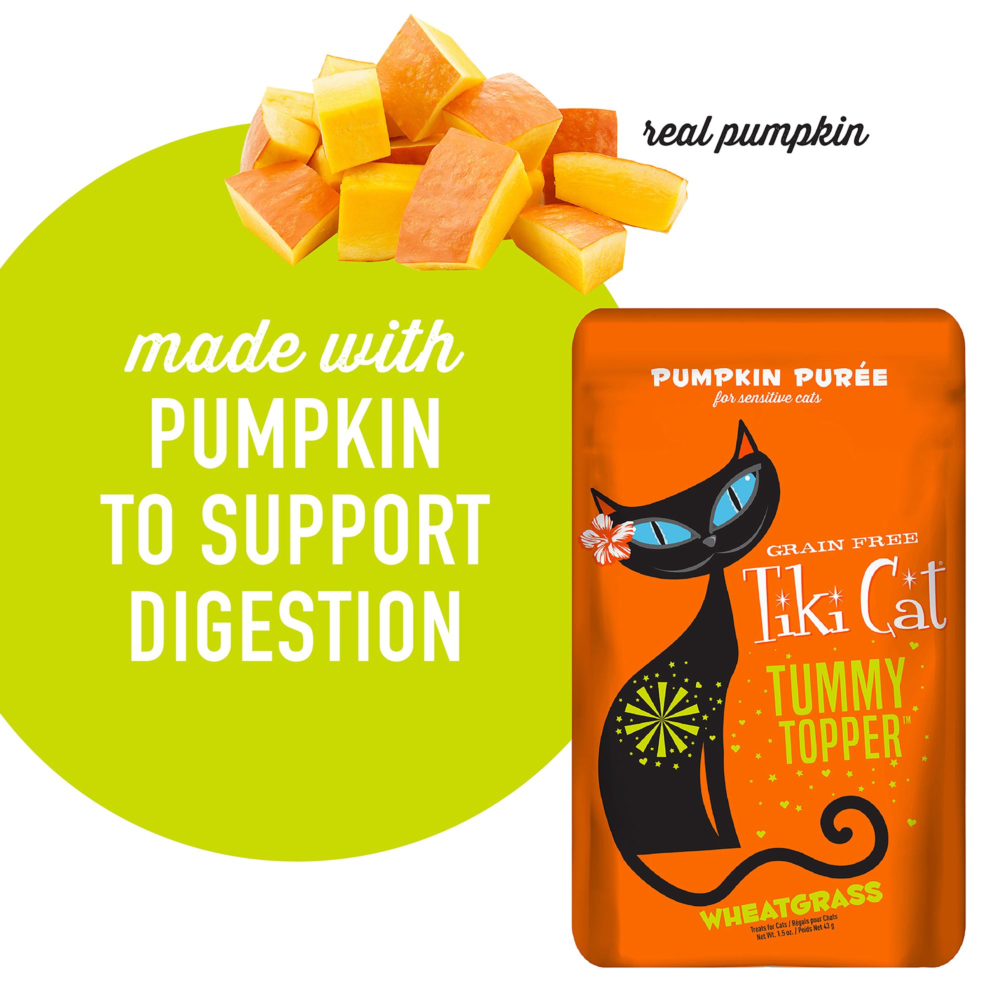 Tiki Cat Born Carnivore Functional Topper - Pumpkin, 1.5 Oz - thumbnail 4