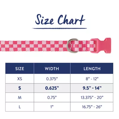 Product Top Paw® Checkered Dog Collar