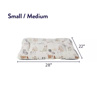 Product Top Paw® Multi-Dog Print Pillow Dog Bed
