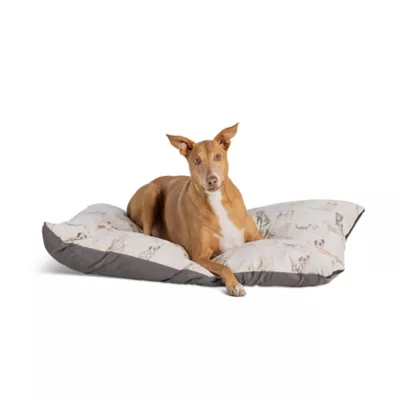 Product Top Paw® Multi-Dog Print Pillow Dog Bed