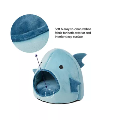 Product Whisker City® Fish Character Hut Cat Bed