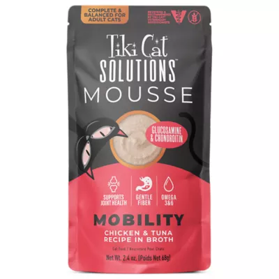 Product Tiki Cat® Solutions™ Mousse Wet Cat Food - Mobility, 2.4 Oz