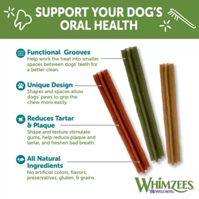 Product WHIMZEES Stix Small Dog Dental Treats - Vegetable