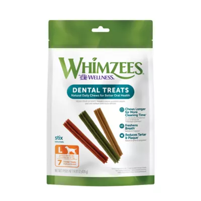 Product WHIMZEES Stix Large All Life Stage Dog Dental Treats - Vegetable