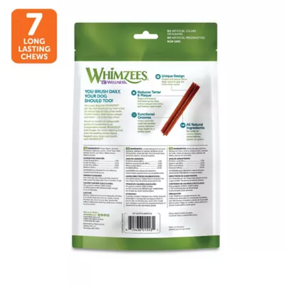 Product WHIMZEES Stix Large All Life Stage Dog Dental Treats - Vegetable