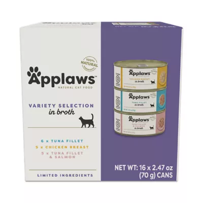 Product Applaws Variety Selection in Broth Wet Cat Food - 16 ct