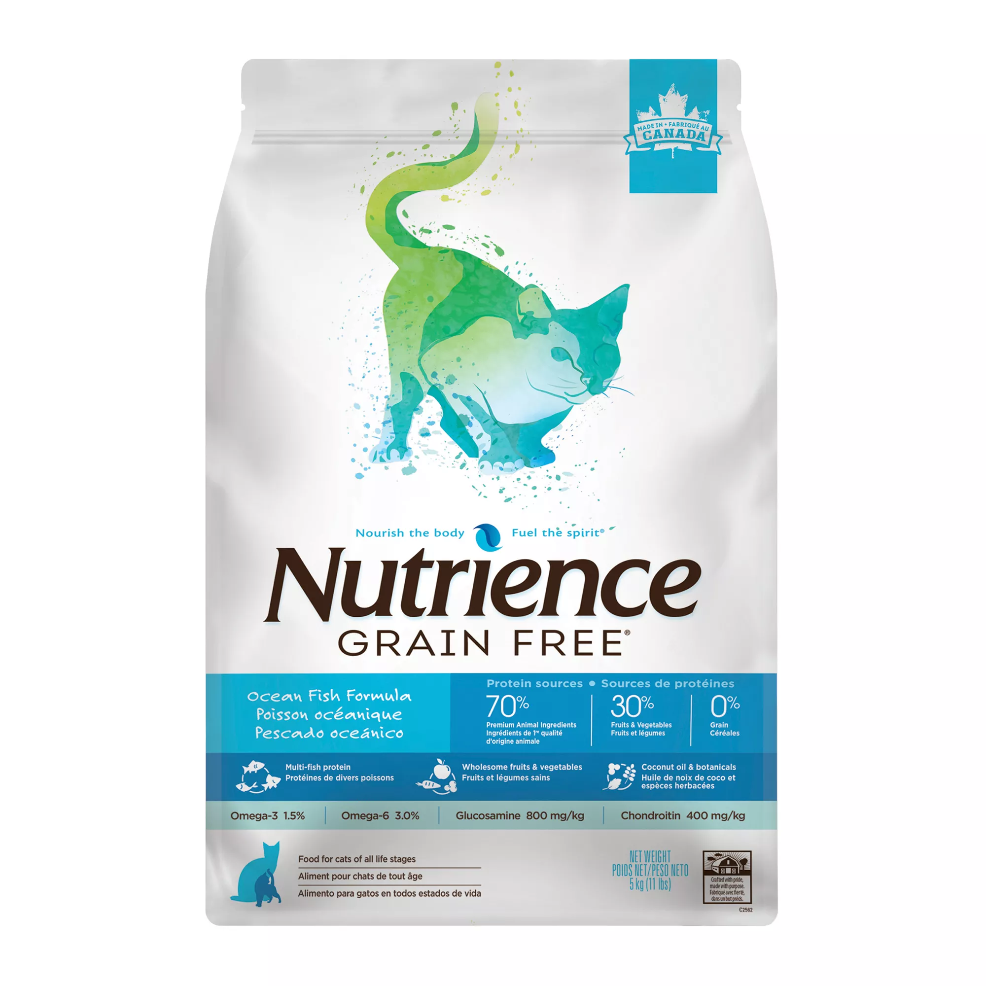 Nutrience Grain Free Adult Dry Cat Food - Ocean Fish