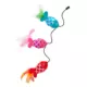 Product Whisker City® Triple Fish Teaser Attachment Cat Toy (Teaser Wand Sold Separately)