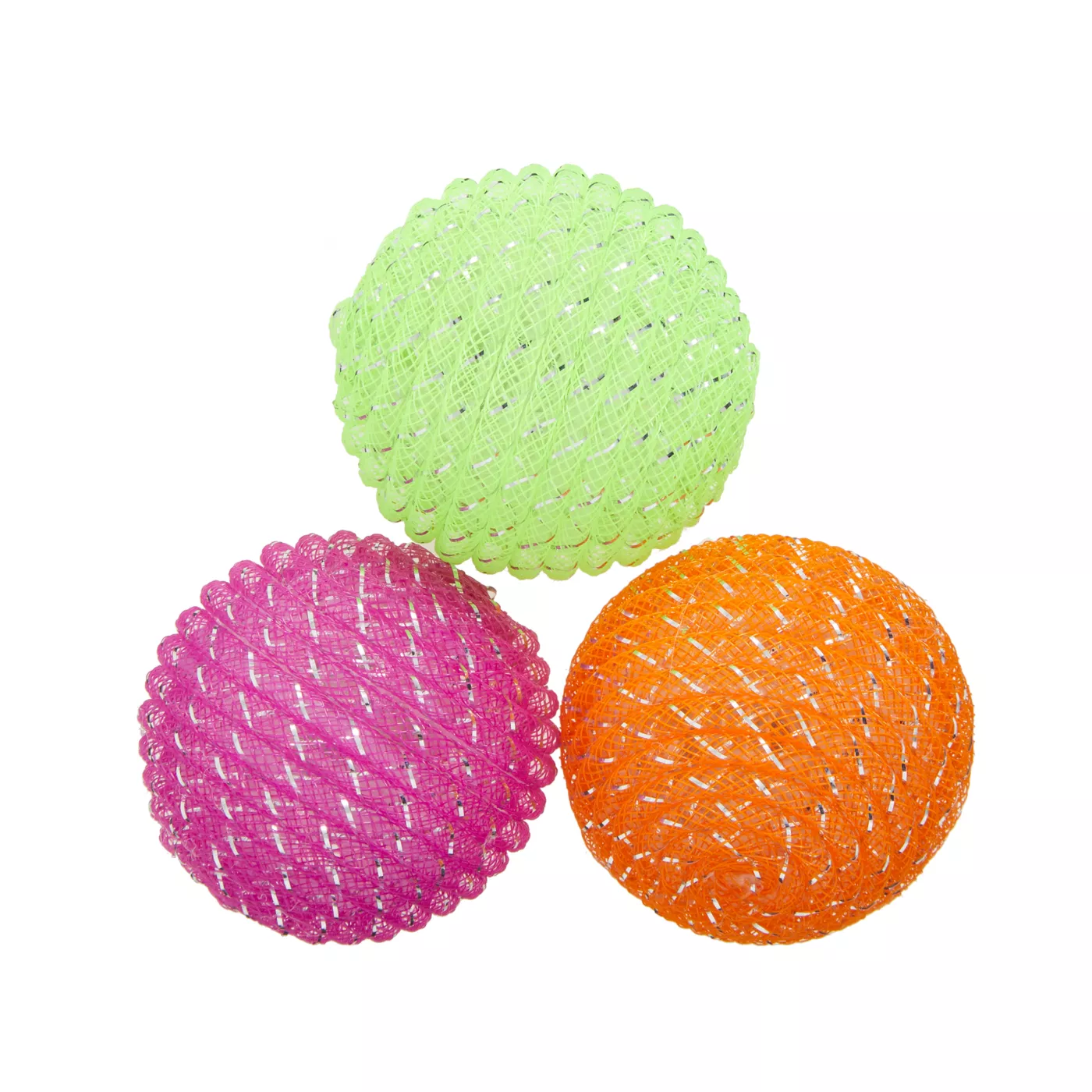 Whisker City Light Up Ball Cat Toy 3 Pack