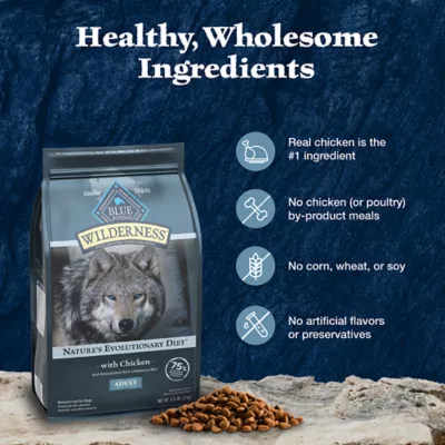 Product Blue Wilderness Adult Dry Dog Food - High-Protein, Natural, Chicken