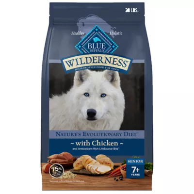 Product Blue Wilderness Senior Dry Dog Food - Wholesome Grains, High-Protein, Natural, Chicken