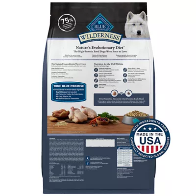 Product Blue Wilderness Senior Dry Dog Food - Wholesome Grains, High-Protein, Natural, Chicken