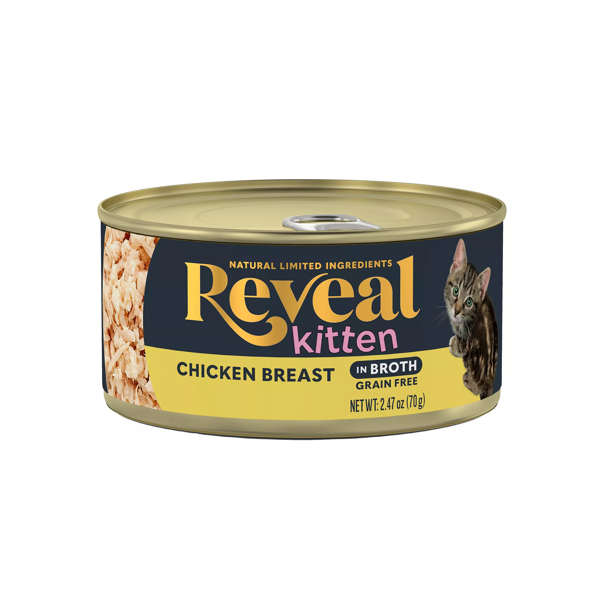 Reveal Kitten Wet Cat Food In Broth - Limited Ingredient, Natural, Grain Free, 2.47 oz