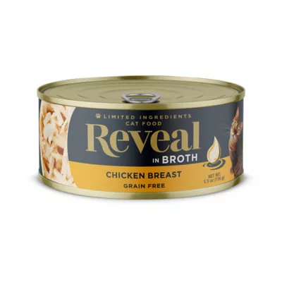 Reveal Natural Wet Cat Food Chicken Breast in Broth 5.5 oz