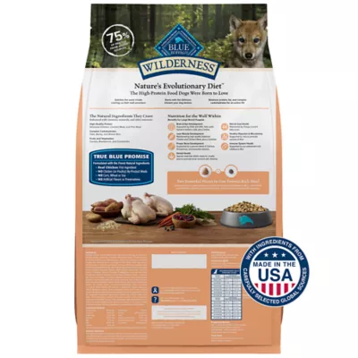 Product Blue Wilderness Large Breed Puppy Dry Dog Food - Wholesome Grains, High-Protein, Natural, Chicken